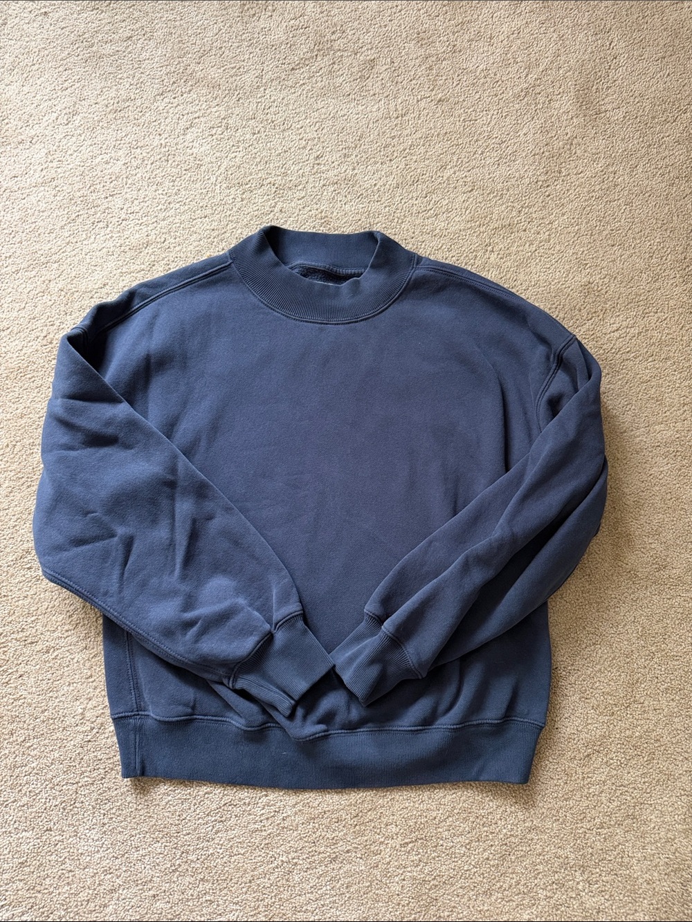 Abercrombie Mockneck Crew Size Small